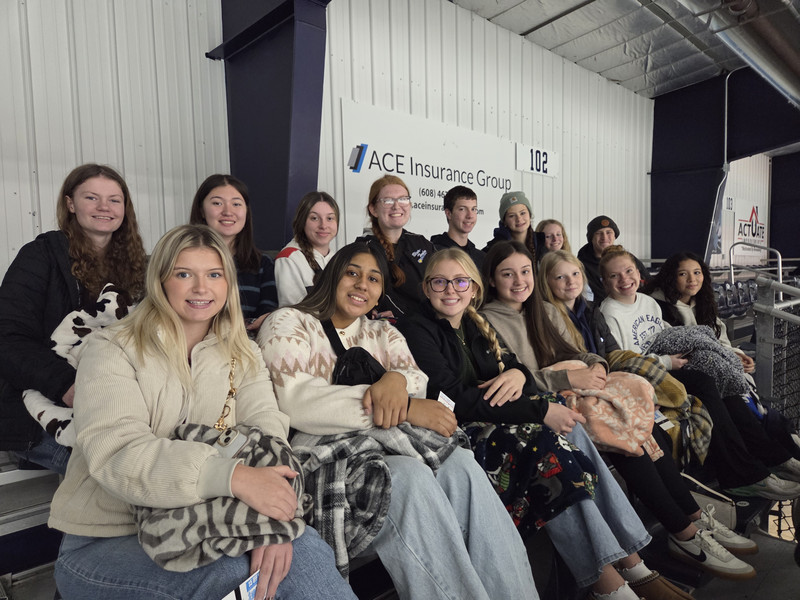 FBLA students at Capitols Game