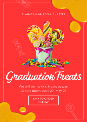 graduation treats flyer