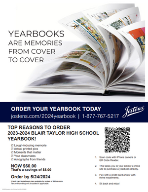 Yearbook flyer